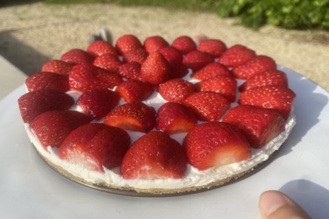 Cliquez pour zoomer ! Tarte aux fraises sans cuisson Thermomix par patipata
