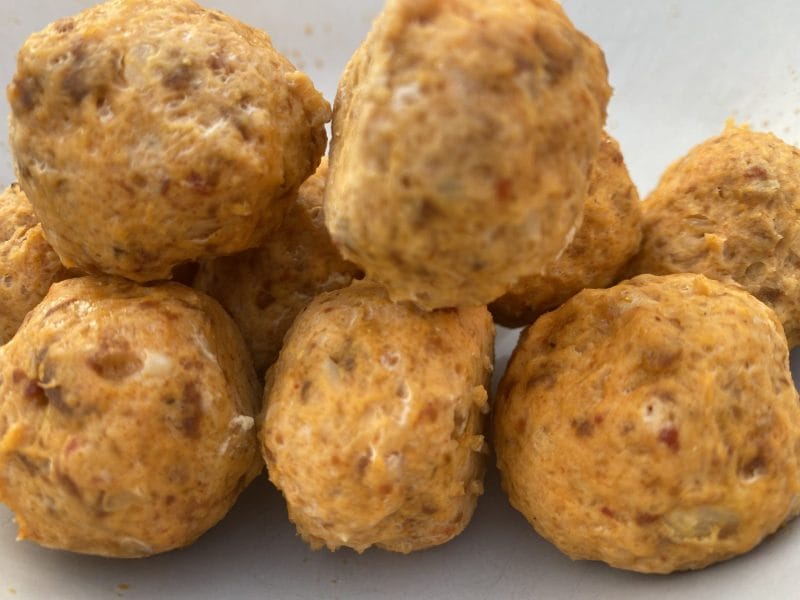 Cliquez pour zoomer ! Boulettes de poulet au chorizo Thermomix par patipata