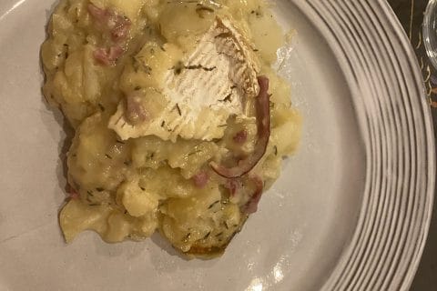 Cliquez pour zoomer ! Gratin de pommes de terre à la normande Thermomix par patipata