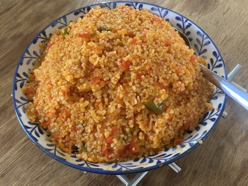 Cliquez pour zoomer ! Boulgour turc à la tomate Thermomix par patipata