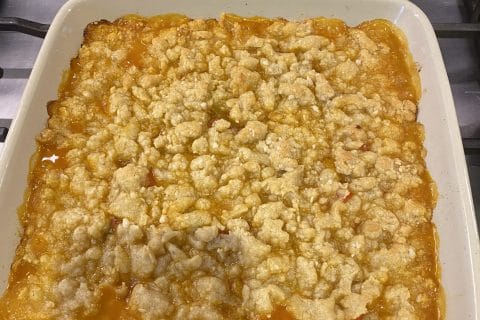 Cliquez pour zoomer ! Crumble poivrons, tomates, parmesan Thermomix par patipata