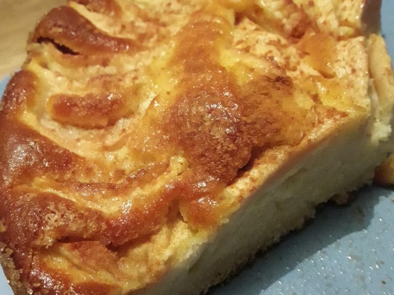 Cliquez pour zoomer ! Gâteau aux pommes et mascarpone Thermomix par Nathentouraine
