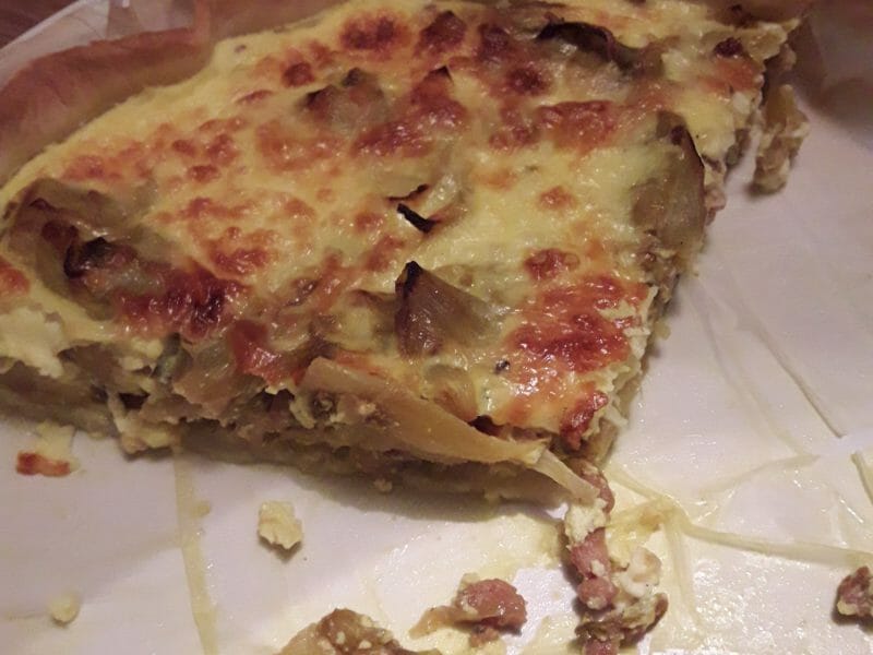 Cliquez pour zoomer ! Tarte fondante aux endives et au curry Thermomix par Nathentouraine