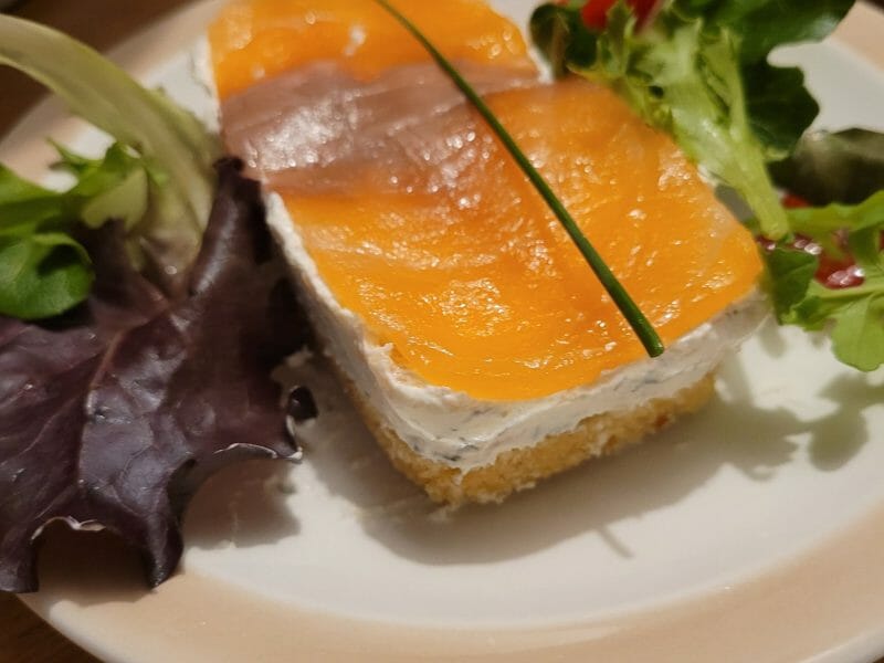 Cliquez pour zoomer ! Cheesecake au saumon sans cuisson Thermomix par Nathentouraine