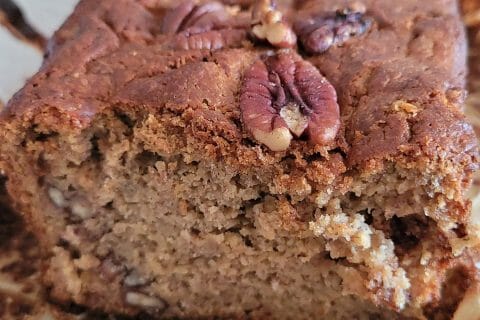 Cliquez pour zoomer ! Banana bread aux noix de pécan Thermomix par Nathentouraine