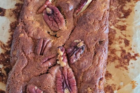 Cliquez pour zoomer ! Banana bread aux noix de pécan Thermomix par Nathentouraine