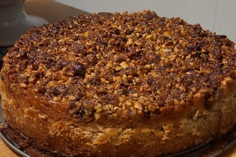 Cliquez pour zoomer ! Tarte aux pommes façon crumble Thermomix par Nathentouraine