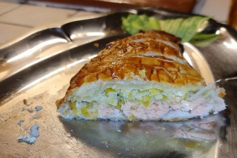 Cliquez pour zoomer ! Feuilleté saumon et poireaux Thermomix par Les gars