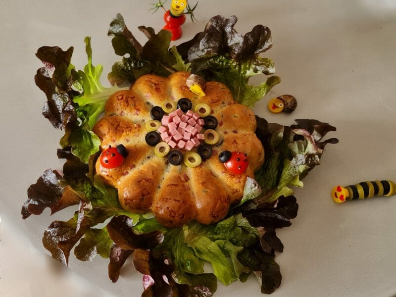 Cliquez pour zoomer ! Cake salé jambon fromage et olives Thermomix par Les gars