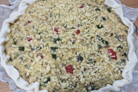 Cliquez pour zoomer ! Tarte salée aux légumes d’été Thermomix par catarina93