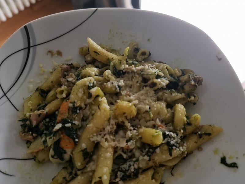 Cliquez pour zoomer ! One pot pasta – épinards et saumon fumé Thermomix par catarina93