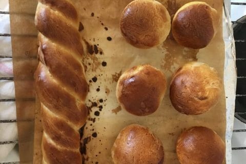 Cliquez pour zoomer ! Brioche tressée à la mie filante Thermomix par Mellia