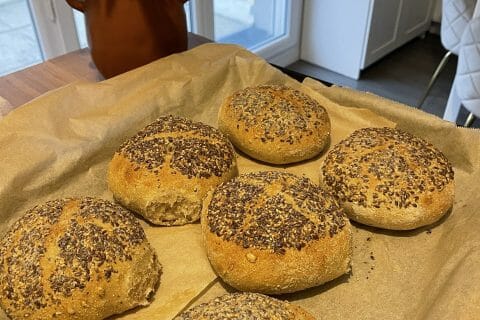 Cliquez pour zoomer ! Pains à la semoule au four Thermomix par sarounab