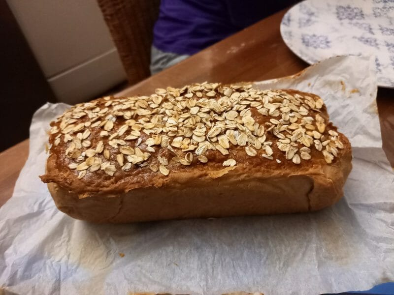 Cliquez pour zoomer ! Pain aux flocons d’avoine et au miel Thermomix par virginie_921