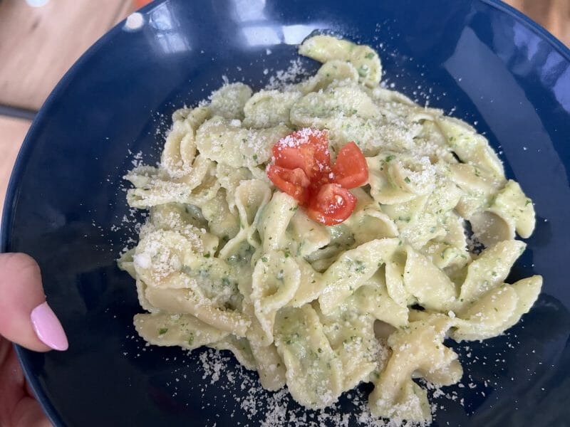 Cliquez pour zoomer ! Farfalle à la crème de courgettes Thermomix par titine_4