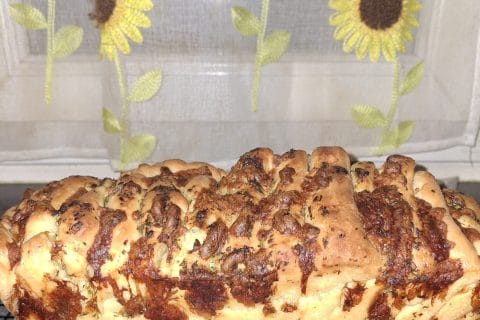 Cliquez pour zoomer ! Pain à l’ail, persil et mozzarella Thermomix par mariepoppins77