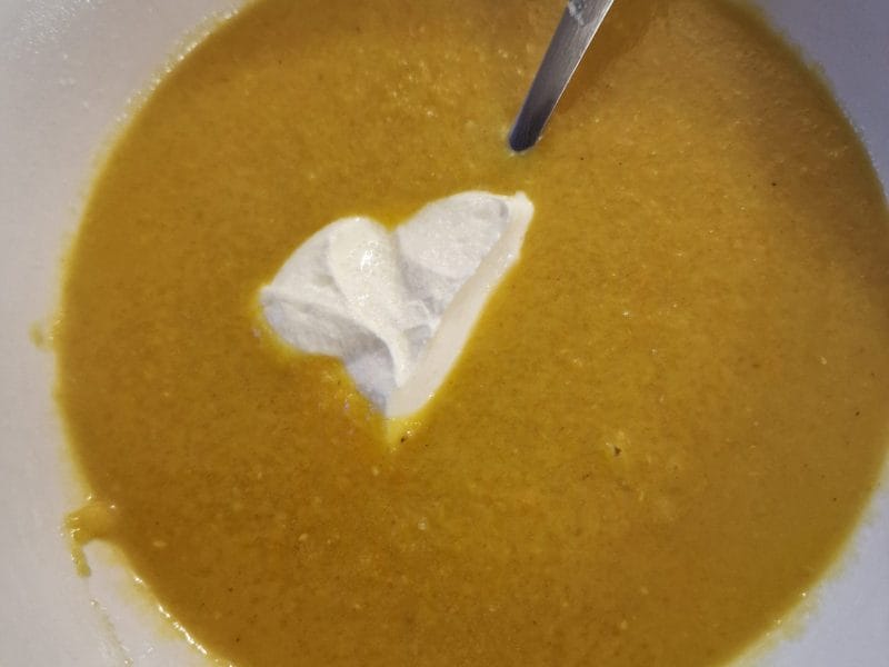 Cliquez pour zoomer ! Velouté de butternut aux lentilles corail et au curry Thermomix par mariepoppins77