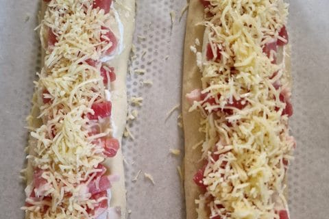 Cliquez pour zoomer ! Fougasse chèvre et lardons Thermomix par mariepoppins77