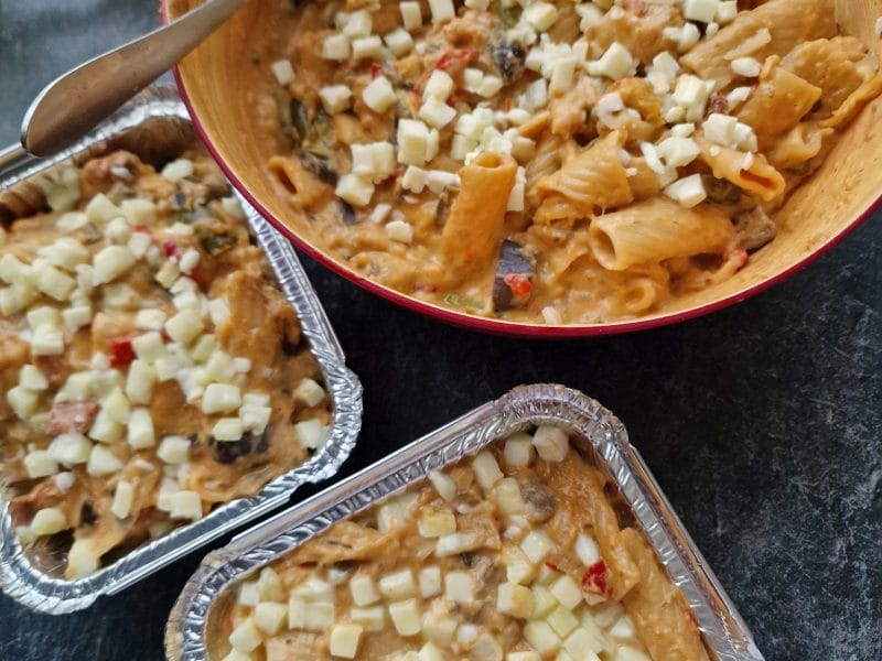Cliquez pour zoomer ! One pot pasta aubergines, lardons et champignons Thermomix par mariepoppins77