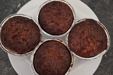 Cliquez pour zoomer ! Petits flans courgettes coeur fondant au gorgonzola Thermomix par mariepoppins77