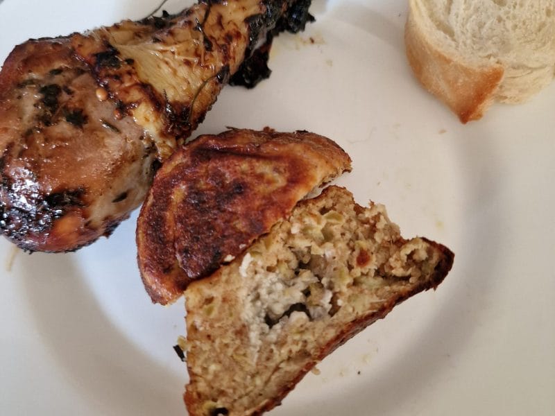 Cliquez pour zoomer ! Petits flans courgettes coeur fondant au gorgonzola Thermomix par mariepoppins77