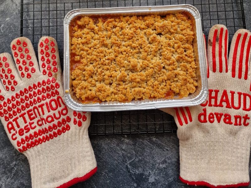 Cliquez pour zoomer ! Crumble poivrons, tomates, parmesan Thermomix par mariepoppins77