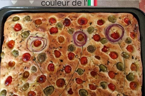 Cliquez pour zoomer ! Focaccia des Pouilles Thermomix par mariepoppins77