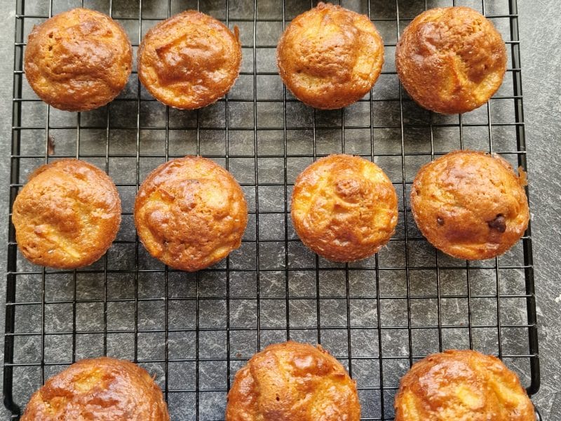 Cliquez pour zoomer ! Muffins aux pommes façon crumble Thermomix par mariepoppins77