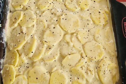 Cliquez pour zoomer ! Gâteau invisible raclette Thermomix par mariepoppins77