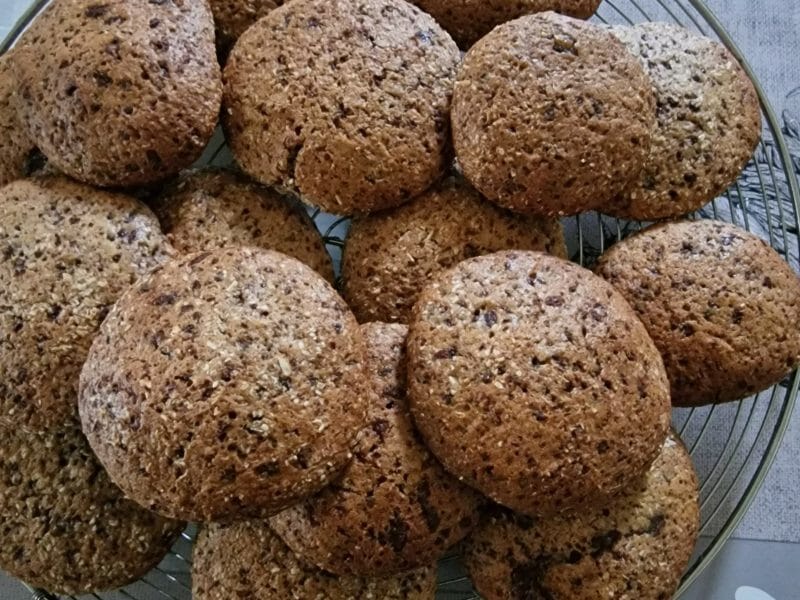 Cliquez pour zoomer ! Cookies à la noix de coco et pépites de chocolat Thermomix par mariepoppins77