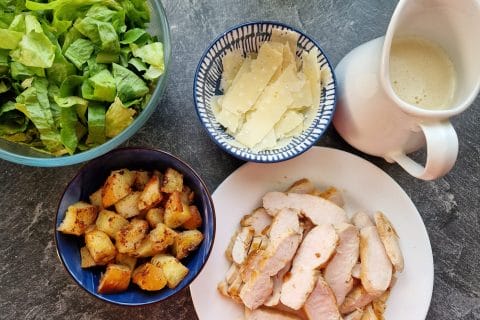 Cliquez pour zoomer ! Salade César Thermomix par mariepoppins77