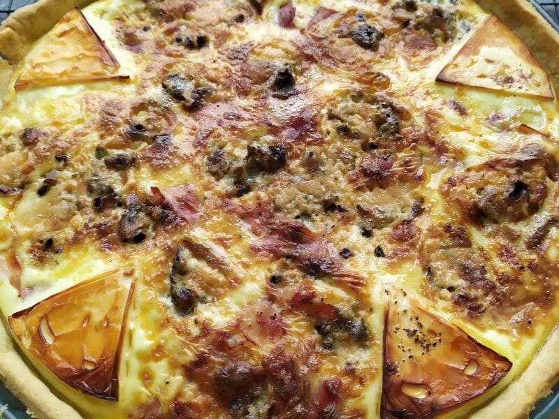 Cliquez pour zoomer ! Tarte gorgonzola et jambon de Parme Thermomix par mariepoppins77