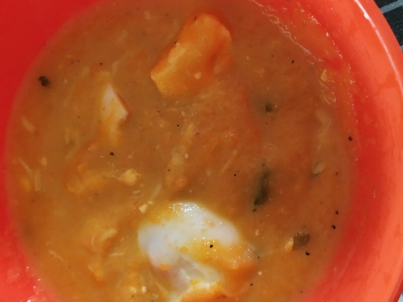 Cliquez pour zoomer ! Soupe aux oeufs et à la coriandre Thermomix par mariepoppins77