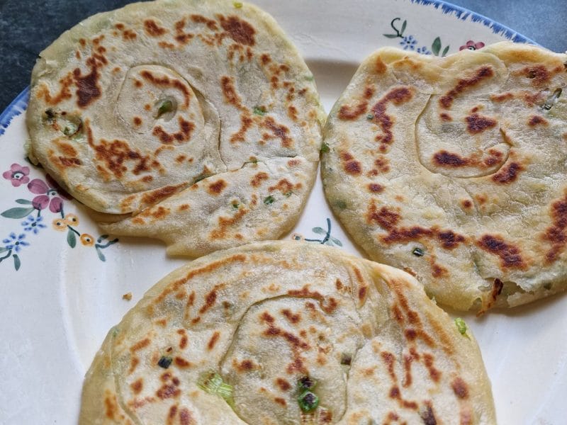 Cliquez pour zoomer ! Cong you bing – Galettes à la ciboule Thermomix par mariepoppins77