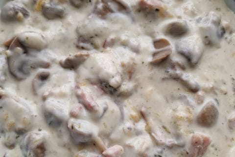 Cliquez pour zoomer ! Cassolettes de champignons aux petits lardons Thermomix par mariepoppins77