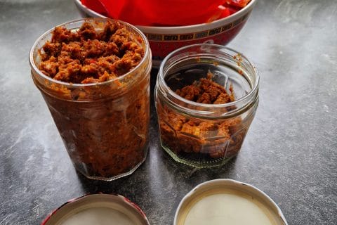 Cliquez pour zoomer ! Tartinade poivrons, noix de cajou et tomates séchées Thermomix par mariepoppins77