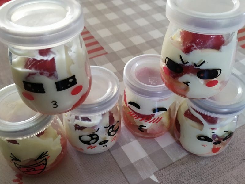 Cliquez pour zoomer ! Délices fraises et chocolat blanc Thermomix par mariepoppins77