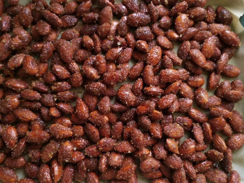 Cliquez pour zoomer ! Amandes grillées à la cannelle et au miel Thermomix par mariepoppins77