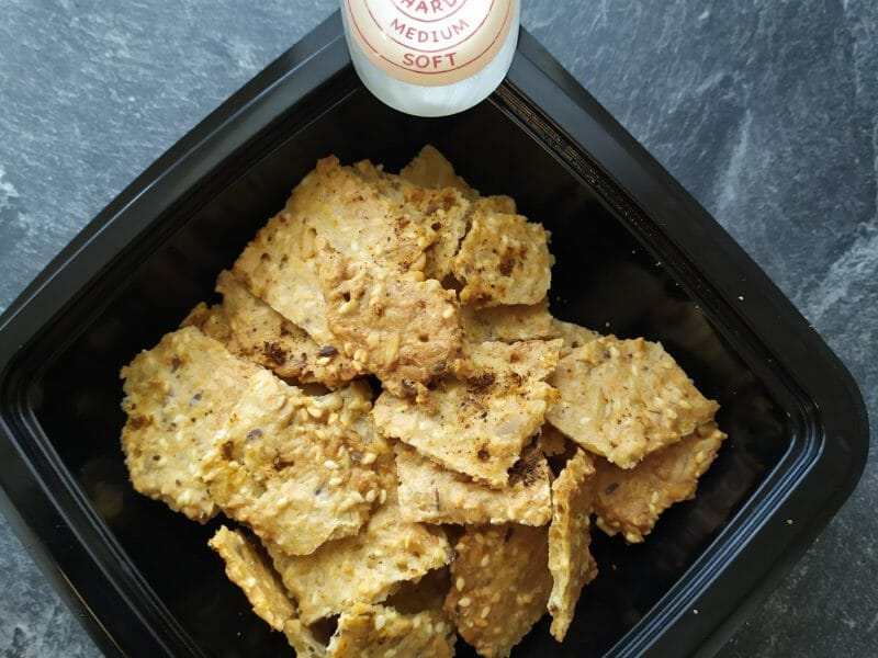 Cliquez pour zoomer ! Crackers salés à l’emmental et aux graines Thermomix par mariepoppins77