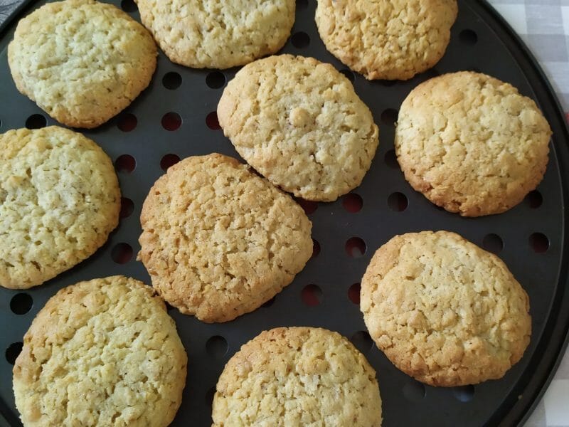 Cliquez pour zoomer ! Biscuits aux flocons d’avoine et amandes Thermomix par mariepoppins77