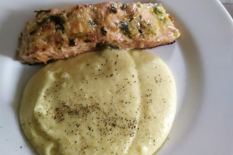 Cliquez pour zoomer ! Saumon au citron et à l’ail Thermomix par mariepoppins77