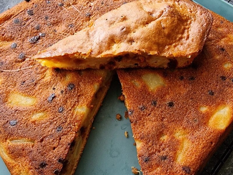 Cliquez pour zoomer ! Gâteau des femmes pressées poires et chocolat Thermomix par mariepoppins77