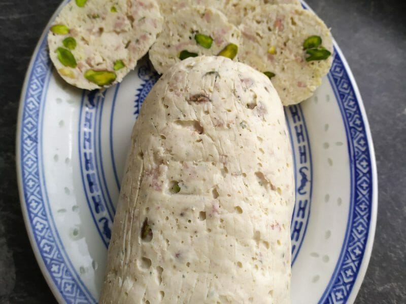 Cliquez pour zoomer ! Galantine de poulet aux pistaches Thermomix par mariepoppins77