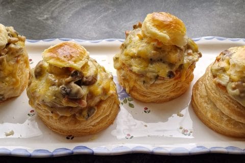 Cliquez pour zoomer ! Cassolettes de champignons aux petits lardons Thermomix par mariepoppins77