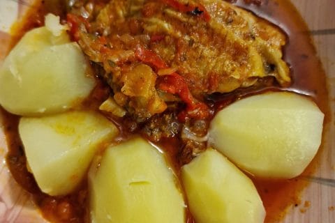 Cliquez pour zoomer ! Poulet au chilindrón Thermomix par mariepoppins77