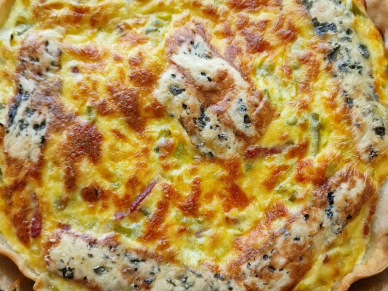 Cliquez pour zoomer ! Flamiche aux poireaux et gorgonzola Thermomix par mariepoppins77