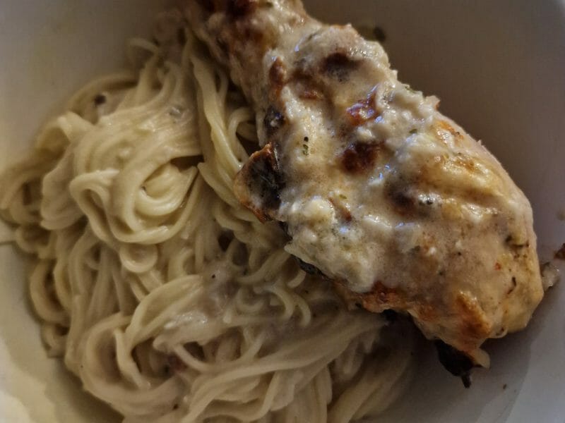 Cliquez pour zoomer ! Poulet à la crème et aux oignons Thermomix par mariepoppins77