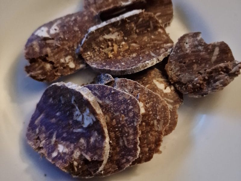 Cliquez pour zoomer ! Saucisson au chocolat Thermomix par mariepoppins77