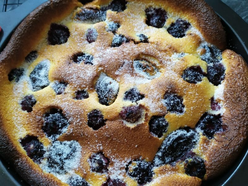 Cliquez pour zoomer ! Clafoutis aux mûres sauvages Thermomix par mariepoppins77