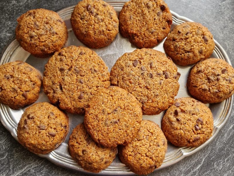Cliquez pour zoomer ! Cookies au pain rassis et pépites de chocolat Thermomix par mariepoppins77